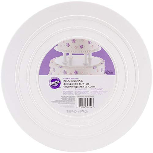 Wilton 302-4104 - Plato, Color Blanco