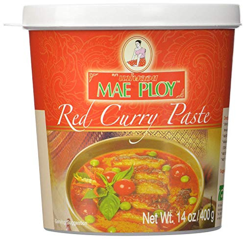 MAE PLOY Würzpaste Curry rot Cup, 6er Pack (6 x 400 g)