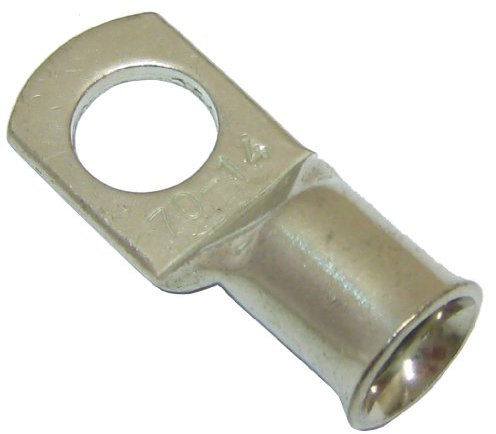 All Trade Direct 10 Copper Tube 70Mm X 14Mm Lug Battery Starter Cable Welding Crimp Terminal Ring