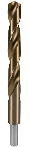 RUKO 2005140 - Broca helicoidal DIN 338 tipo N, HSS Co 5, rectificada con mango reducido (14,00 mm)