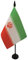 AZ FLAG - Tischflagge Iran - 15x10 cm - Iranische Tischfahne 10 x 15 Cm - Flaggen
