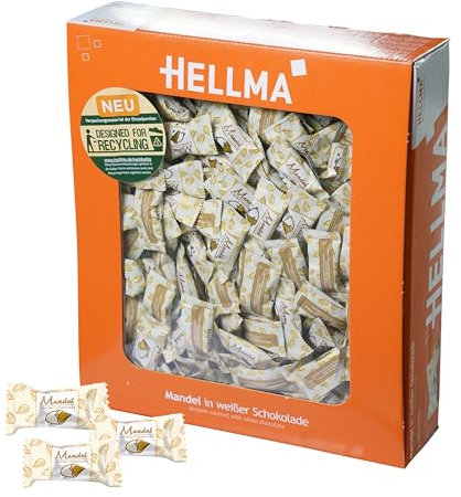 HELLMA 70101186 Amandes dans weiáer Chocolat en carton