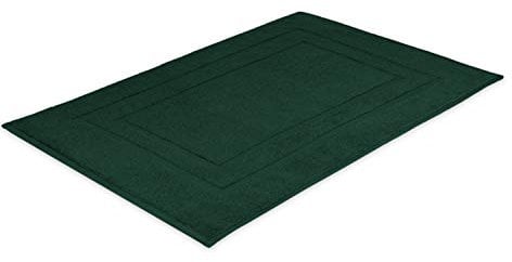 EXKLUSIV HEIMTEXTIL Frottier Handtücher Badvorleger 50 x 80 cm Dunkelgrün 700 g
