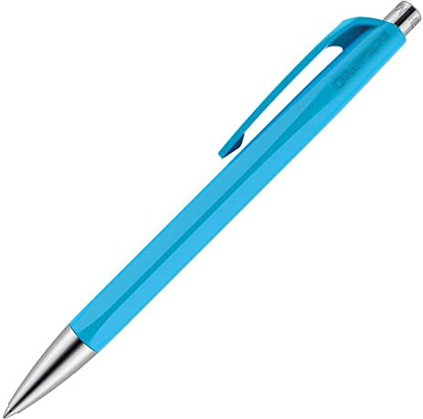 Caran d'Ache Kugelschreiber 888 Infinite Türkisblau, 1 Stück (1er Pack)