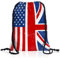 style3 USA Amerika Union Jack England Rucksack Tasche Turnbeutel Sport Jute Beutel