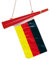 buy'n'get Deutschland Fan Banner Schwarz-Rot-Gold für Sportveranstaltungen