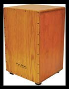 Tycoon Percussion Criollo Cajon, 32cm Wide, Traditional Peruvian-Style Handcrafted Solid Oak Body, Snare-Less Design, Rubber Feet, Produces Deep Bass & Bright Slaps, 32 Series (TKPV-32)