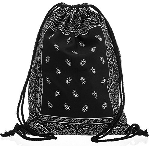 Compagno Turnbeutel Fullprint Rucksack Beutel Tasche Sport-Beutel, Rucksack Farbe:Paisley-Muster