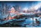 Bits and Pieces Puzzle - Motiv All is Bright Leuchtpuzzle - 1000 Teile - Winterszene mit Nordlicht