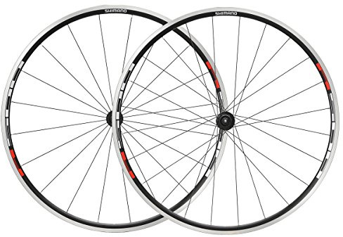 Wheel Set 10s Black/Red WH-R501A Clincher