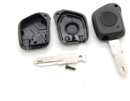 Coque pour clé télécommande Peugeot 106 206 306 406