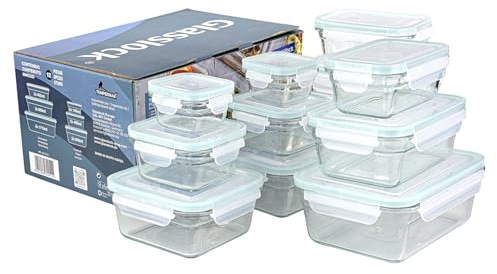 Glasslock Frischhaltedosen Set 12-tlg. Ofen Serie