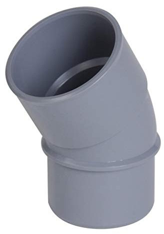 coude pvc - mâle / femelle - 30 degrés - diamètre 100 mm - nicoll ct3