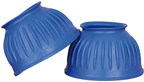 TdeT Hufschützer aus Gummi, geschlossen, blau, M