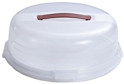 Curver 219972 Scatola per Dolci Rotonda, con Vassoio plastica Bianco 31 x 31 x 9 cm 31 cm