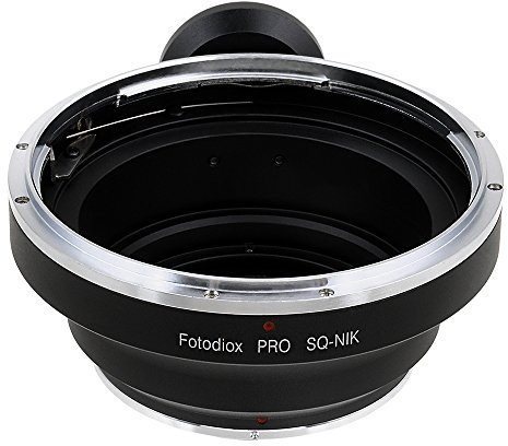 Fotodiox Pro Lens Mount Adapter Compatible Bronica SQ Lenses on Nikon F-Mount Cameras