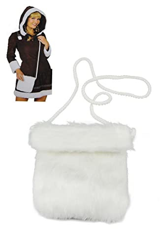 Orlob Karneval NEU Tasche Plüsch, weiß