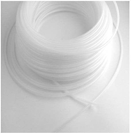 10 Meter Keder Tube 6 mm Keder rund Meterware weiß-transparent stabiler - flexibler Kederschlauch