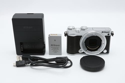 Nikon 1 J5 - Fotocamera digitale mirrorless (solo corpo argento) (modello internazionale)