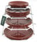 Buckingham 4 Tier Corner Plate Rack White Kitchen Cupboard Storage Organiser Premium Quality Dish Rack Space Saver Shelf Organiser 23 Cm