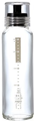 Hario Glass Dressing Bottle for Oils/Vinegars with Drip Resistant, Transparent