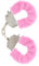 Toy Joy Furry Fun Hanschellen Plüsch Pink, 1 Stück