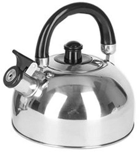 Summit Stainless Steel Whistling Kettle - Silver, 2 Litres