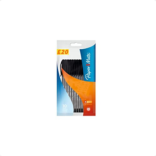 Paper Mate Inkjoy 100, Medium Tip, Blk, 10ct