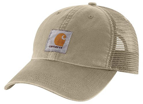 Carhartt Herren Canvas Mesh-Back Cap Baseballkappe, Hellbraun, Einheitsgröße