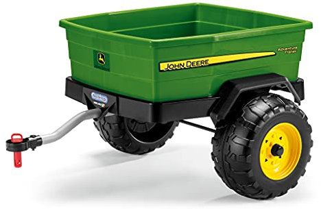 Peg Perego IGTR0939 - JD Adventure Trailer, Plastica, Nero