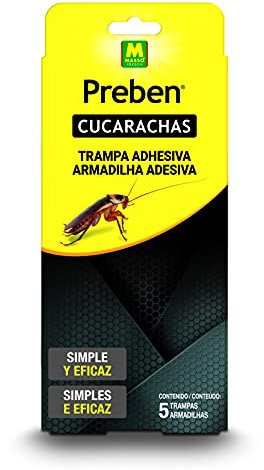 TRAMPA ADHESIVA CUCARACHAS 5 UNID. PREBEN 231074 MASSÓ