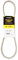 MAXPOWER Keilriemen 347480, Kevlar verstärkt, 1/2'' x 37'' - 4L370 - Aussenlänge L(a) 940 mm.