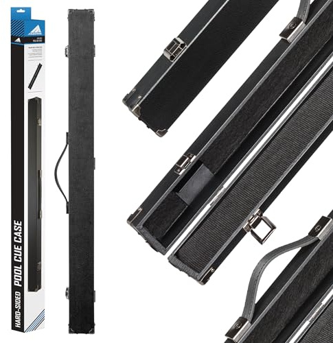 Mizerak Hard-Sided Cue Case – Lightweight, Reinforced Corners, Carry Handle – Durable Pool Cue Case for Travel or Storage