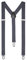 Boolavard Hosenträger Herren Damen Hosen Träger Y Form Style Clips Schmal Neon Bunt Farbig (19. Grau)