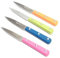 HCIA Lot de 4 Couteaux la Fourmi Manche Plastique Couleur Assortis