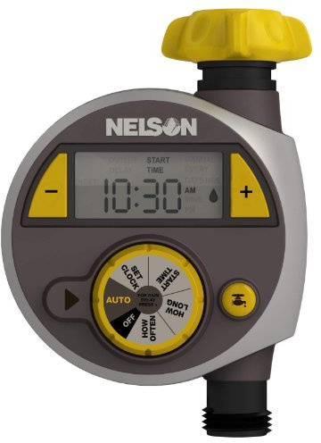 Nelson Temporizador electrónico de Agua, Gris, L