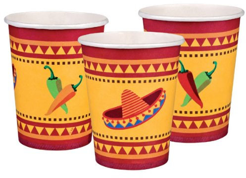 PARTY DISCOUNT Becher Fiesta, 6 Stk