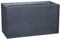 EDA - Muret Volcania 116 L - Décor Imitation Pierre - Double Paroi - Zone de Rétention d'eau - 99,5 x 39,5 x 60 cm - Gris Anthracite