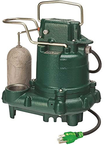 Zoeller M63 Premium Series 5 anni di garanzia Mighty-Mate pompa sommergibile pozzetto, 1/3 Hp