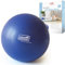 SISSEL® Pilates Soft Ball blau | 26 cm | PVC phtalatfrei & latexfrei | Für Tiefenentspannung & Muskulatur-Kräftigung | 155 kg Belastbarkeit | Inklusive Übungsanleitung