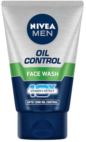 Nivea Men Oil Control Face Wash (10X Whitening), 100Gm 100Ml by Nivea
