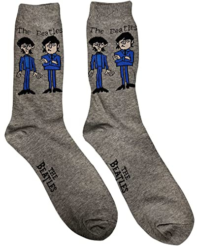 Cartoon Standing Grey Ladies Socks Size 4-7