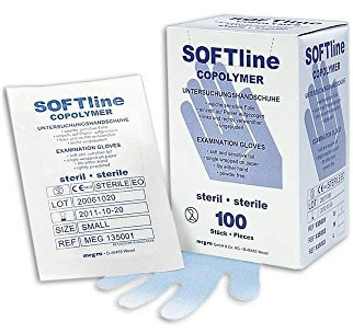 SOFT line Copolymer Handschuhe steril 100 Stück Gr. S