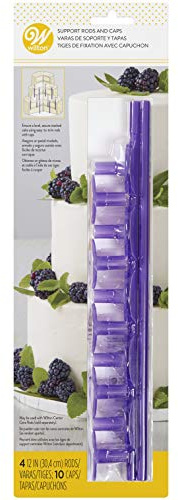 Wilton Plastic Support Dowel Rods, Multi-Colour