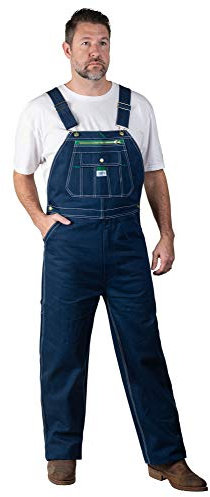 Walls Liberty Men's Rigid Denim Bib Overall, Rigid Denim, 34W x 32L
