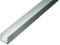 Alberts 473808 Profilé en U | aluminium, naturel | 1000 x 6 x 6 mm