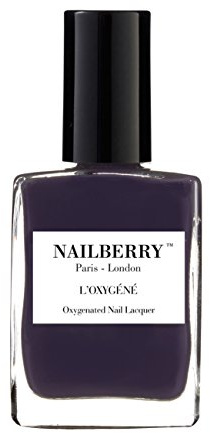 Nailberry L'Oxygéné Oxygenated Nail Lacquer | Blueberry, 15 ml | Polish for a Healthier Manicure & Long Lasting Colour | 12-Free, Vegan, Halal, Cruelty & Gluten Free