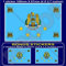 Roumanie roumain Azur Drapeau 10,2 cm (100 mm) pare-chocs Autocollant, EN Vinyle X1 + 2 Bonus