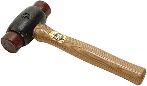 Thor 14 - Mazzuolo con testa in ferro e cuoio grezzo, 1,3 kg, mis. 3