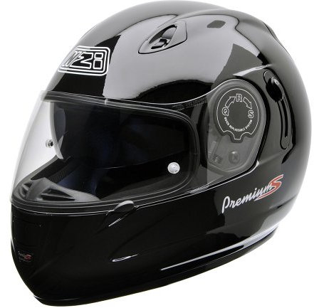 NZI Premium S Motorradhelm, Schwarz, 60-61 cm